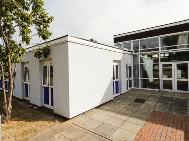 External shot of the Leigh Academy Peninsula East building.